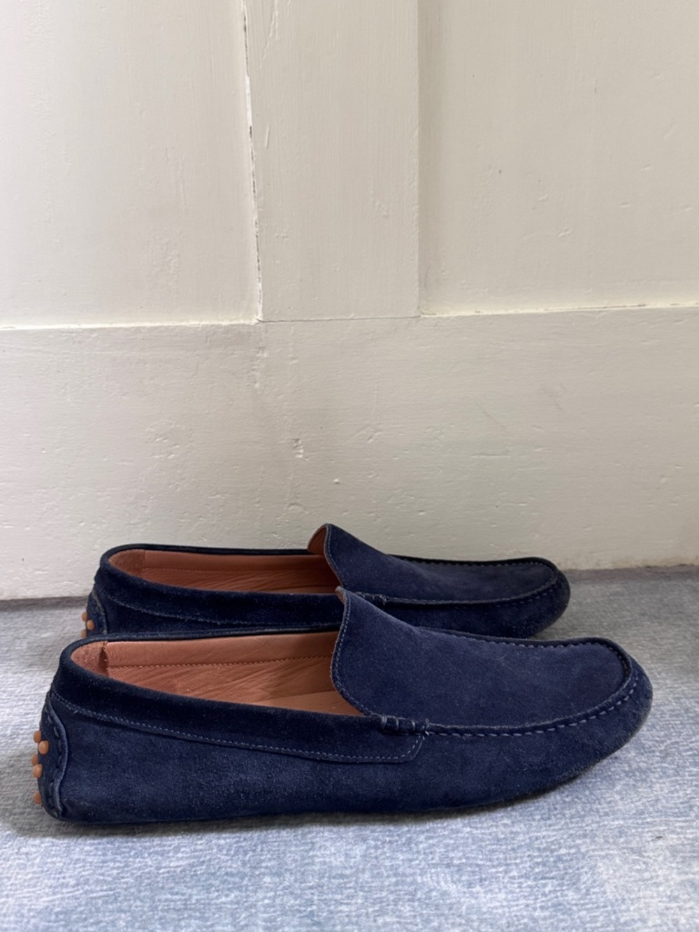 M.Gemi The Felize Uomo Men's Navy Suede Driving Loafer EU 44 / US 10.5 Italy